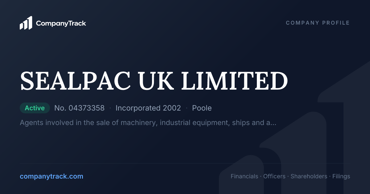 SEALPAC UK LIMITED - Profile & Financials