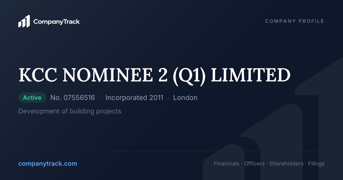 KCC NOMINEE 2 (Q1) LIMITED - Profile & Financials