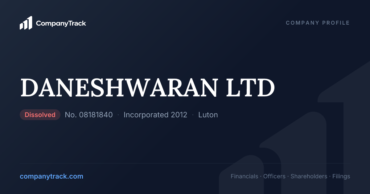 DANESHWARAN LTD - Profile & Financials
