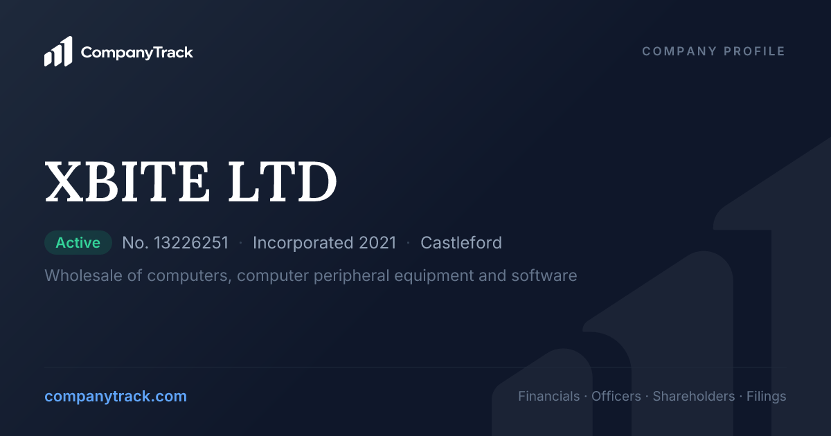 XBITE LTD - Profile & Financials