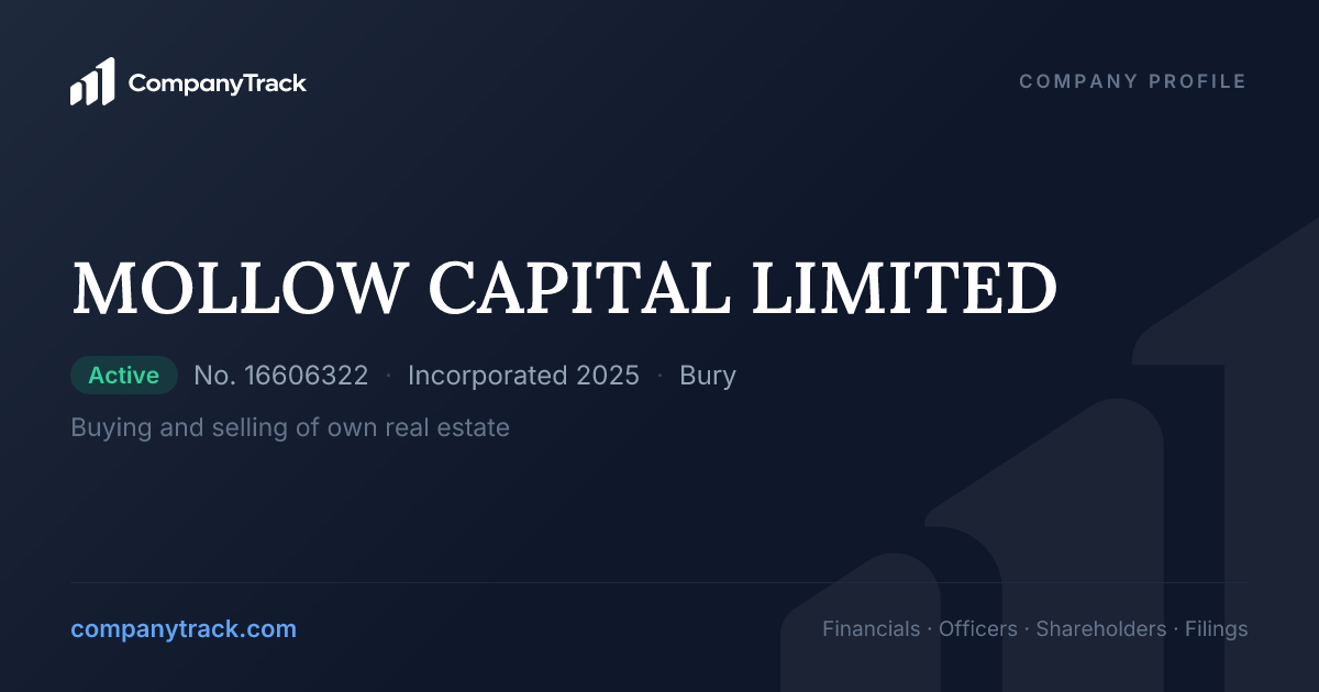 MOLLOW CAPITAL LIMITED - Profile & Financials